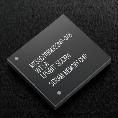 MT53D768M32D2NP-046 WT:A 24 Gbit LPDDR4 SDRAM 메모리 IC 칩, 2.133 GHz 속도, WFBGA-200 패키지