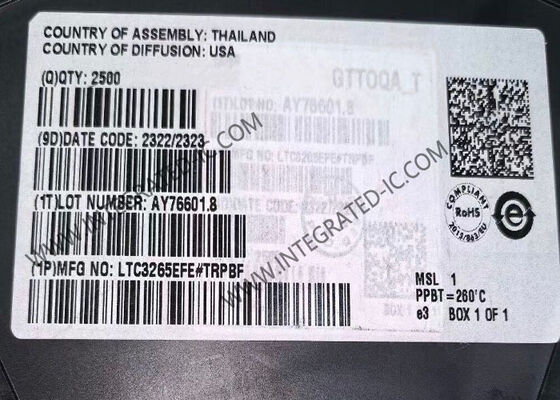 LTC3265EFE 저소음 50mA 출력 전류와 부스트 충전 펌프와 함께 듀얼 공급 IC 칩