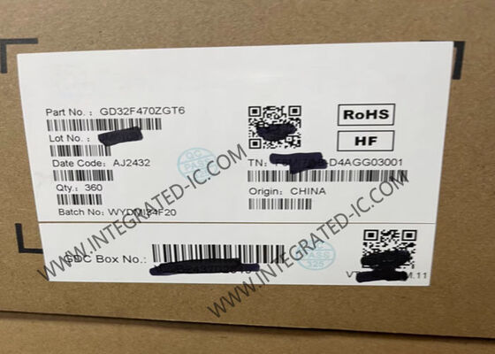 GD32F450ZGT6 마이크로컨트롤러 MCU 32비트 마이크로컨트롤러, 200MHz ARM Cortex-M4 코어, 114 I/O 및 256KB RAM