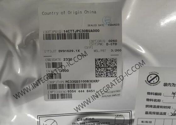 MC33GD3100B3EKR2 단일 채널 자동차 등급 게이트 드라이버, 15A 피크 출력 통합 회로 칩