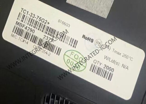 TC1-33-75G2 집적 회로 칩 RF 변압기 5MHz ~ 3GHz 75 옴 표면 실장 SMD-6