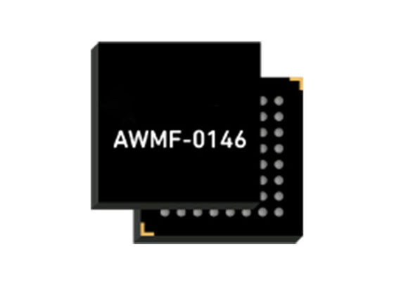 AWMF-0146 무선 통신 모듈 고 통합 실리콘 Ku-밴드 Rx 빔 포머 10.7 ~ 12.75 GHz 동작 및 4 개의 이중 편광 요소