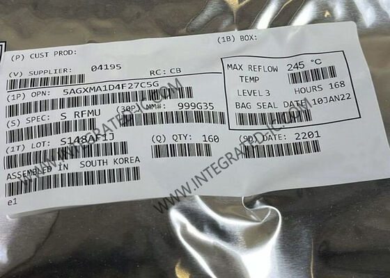 5AGXMA1D4F27C5G Arria V GX FPGA IC 75000 LE, 6.5536 Gb/s 데이터 레이트 및 336 I/O