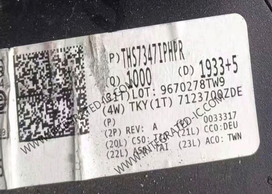 THS7347IPHPR 3채널 비디오 버퍼 IC, 550MHz 대역폭과 1200V/μs Slew Rate HTQFP48 패키지