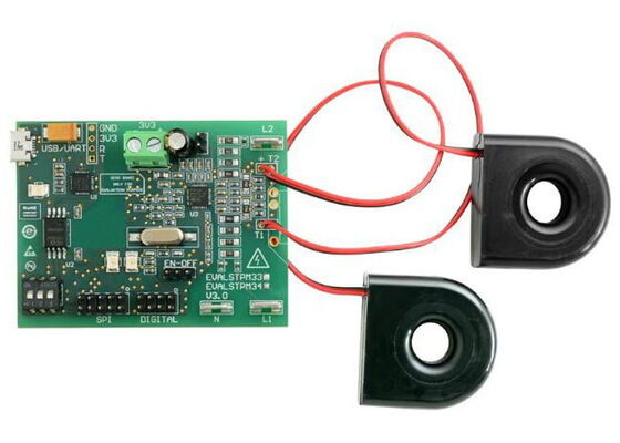 EVALSTPM34 임베디드 솔루션 STPM34 이중 단계 에너지 측정 평가판