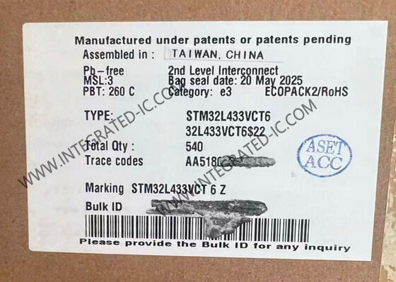 STM32L433VCT6 ARM 마이크로컨트롤러 MCU 32비트 싱글 코어 80MHz