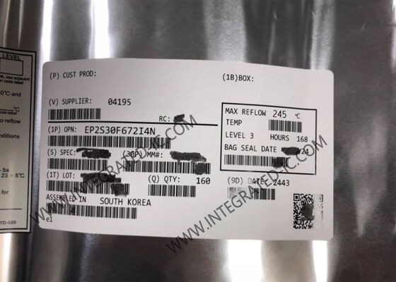 EP2S30F672I4N Stratix II FPGA, 1.31Mbit 메모리, 672-FBGA 패키지, 500 I/O