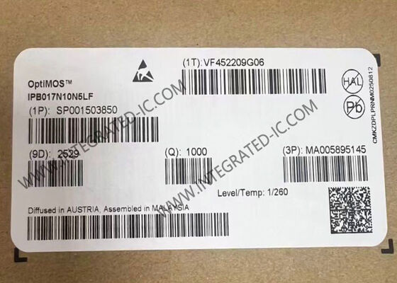 IPB017N10N5LF 집적 회로 칩 N 채널 100V 180A MOSFET 트랜지스터 (고출력 애플리케이션용)