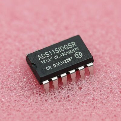 ADS1115IDGSR 16비트 델타 시그마 ADC, 860SPS 샘플링 속도 및 I2C 인터페이스