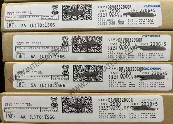 DRV8832DGQR 통합 회로 칩 1A 출력 전류 H 브리지 모터 드라이버 2.75V ~ 6.8V 작동 전압