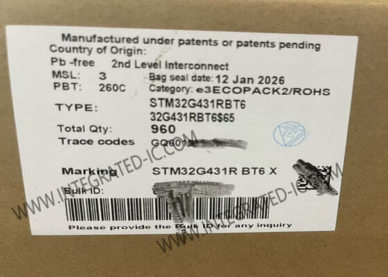 STM32G431RBT6 ARM Cortex-M4F MCU, 170MHz 속도, 128KB 플래시 메모리, 32비트 싱글 코어, LQFP64 패키지