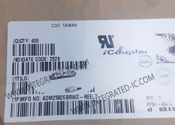 ADM2582EBRWZ 2500Vrms 격리 및 16 Mbps 데이터 레이트 RS-485 트랜시버와 ±15 kV ESD 보호
