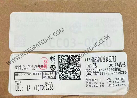 TMS320C28346ZFET 고성능 300MHz 32비트 C2000™ 마이크로컨트롤러 MCU