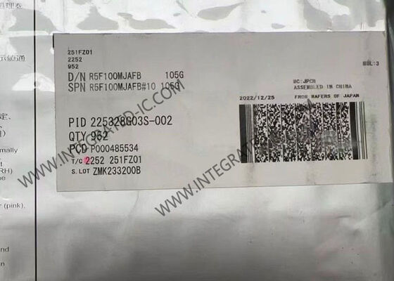 R5F100MJAFB 마이크로컨트롤러 MCU RL78/G13 시리즈 16비트, 256kB 프로그램 메모리, 32MHz 클럭 주파수, 74 I/O