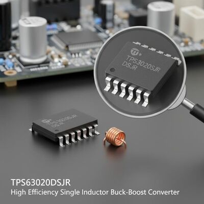 TPS63020DSJR 고효율 4A 출력 전류 2.4MHz 스위칭 주파수 Buck-Boost 변환기 통합 회로 칩