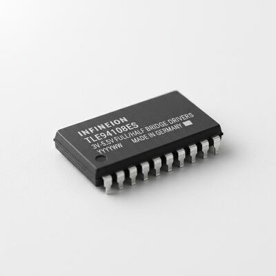 TSSOP24 패키지에 3V ~ 5.5V 풀 하프 브리지 드라이버가 통합된 TLE94108ES 집적 회로 칩