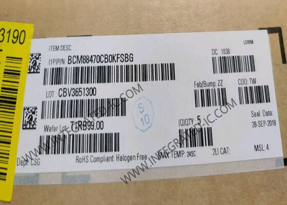 BCM88470CB0KFSBG 이더넷 IC 고성능 300Gbps StrataDNX 큐먼-AX 이더넷 스위치