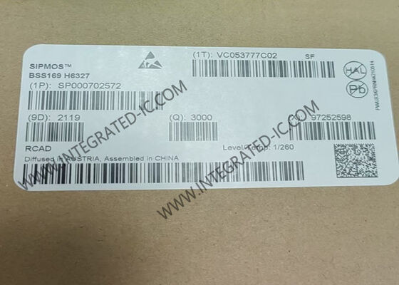 BSS169 집적 회로 칩 100V 170mA N채널 공핍 모드 MOSFET 트랜지스터 PG-SOT23-3