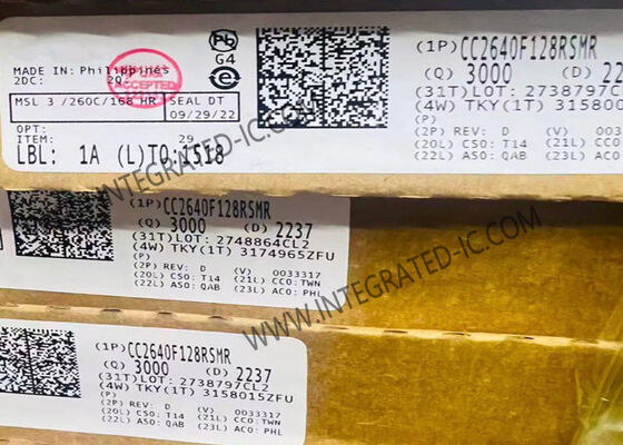 마이크로 컨트롤러 MCU CC2640F128RSMR SimpleLink 32비트 팔 코르텍스-M3 무선 MCU