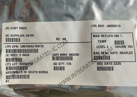 필드 프로그래밍 게이트 배열 10M16SAU169I7G IC FPGA 169-LFBGA MAX 10 필드 프로그래밍 게이트 배열