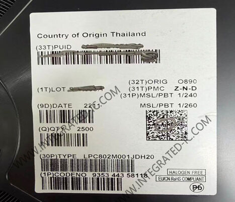 LPC802M001JDH20 Microcontroller MCU 32-Bit Microcontroller Based On Arm Cortex-M0+ Core