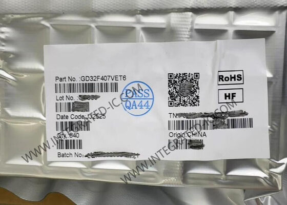 GD32F407VET6 마이크로 컨트롤러 168MHz Arm Cortex-M4 MCU 512KB 플래시 및 82 I/O