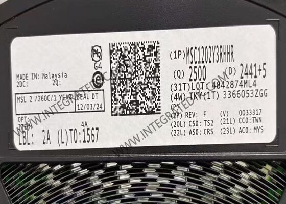 산업용 애플리케이션을 위한 16비트 해상도 ADC DAC 및 SPI 인터페이스를 갖춘 MSC1202Y3RHHR 집적 회로 칩