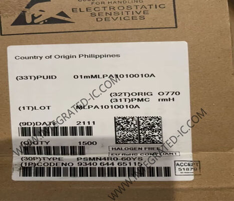 통신 및 산업용용 PSMN4R0-60YS 60V 74A 130W N 채널 MOSFET 트랜지스터