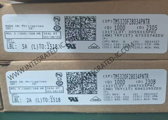TMS320F28034PNTR 마이크로컨트롤러 MCU C2000TM 32비트 MCU 60MHz 속도 128KB 플래시 및 45 I/O 핀