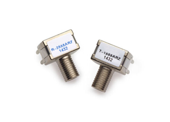 AFBR-1555ARZ 650nm 파장 광섬유 송신기 16 MBd 데이터 레이트 및 SERCOS 애플리케이션을 위한 강화 금속 하우징