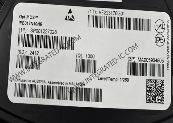 IPB017N10N5 강화 MOSFET 트랜지스터 100V 180A 통합 회로 칩