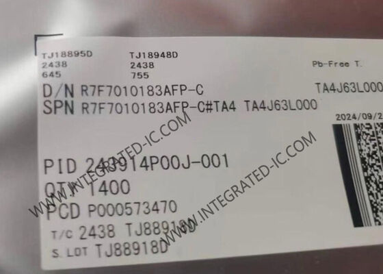 R7F7010183AFP AHL 카메라 RH850/F1L MCU와 함께 32비트 일반용 마이크로 컨트롤러 MCU