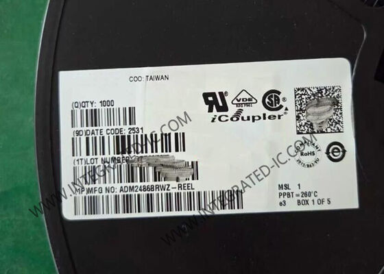 ADM2486BRWZ 융합 회로 칩 2.5kV 신호 격리 고속 20Mbps 반 듀플렉스 RS-485 트랜시버