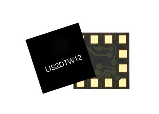 LIS2DTW12 센서 IC MEMS 디지털 출력 듀얼 모션 및 온도 센서, 초저전력 소비 및 ±2g/±4g/±8g/±16g 전체 스케일