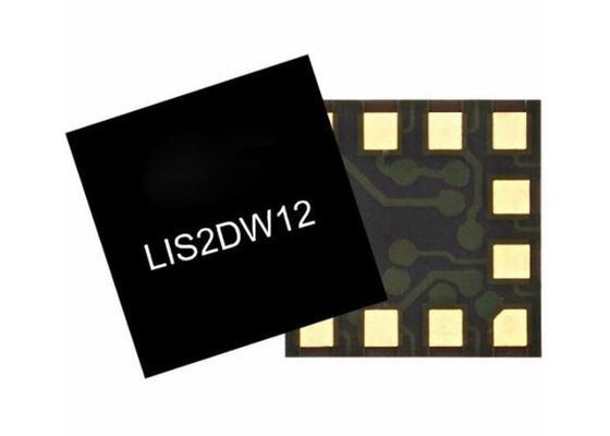 LIS2DW12 센서 IC 3 축 선형 가속도 측정기, 초저전력 소비, 높은 충격 생존력 및 여러 작동 모드