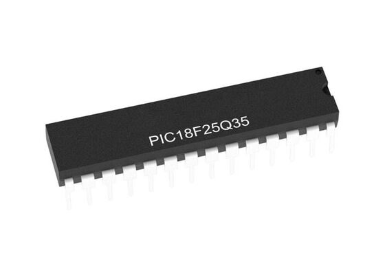 PIC18F25Q35-E/SP 마이크로컨트롤러 MCU 고속 8비트 64MHz 1.8V ~ 5.5V 모니터링 장비용 MCU