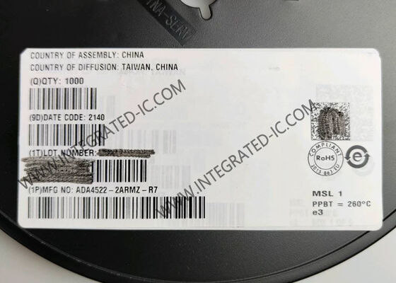 통합 회로 칩 ADA4522-2ARMZ 2.7MHz 제로 드리프트 운영 증폭기 MSOP-8