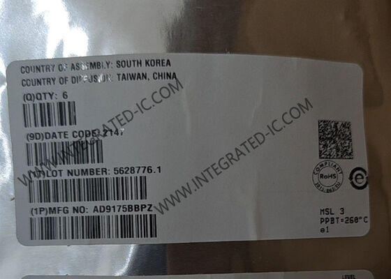 통합 회로 칩 AD9175BBPZ 12.6GSPS RF 디지털에서 아날로그 변환기 BGA-144