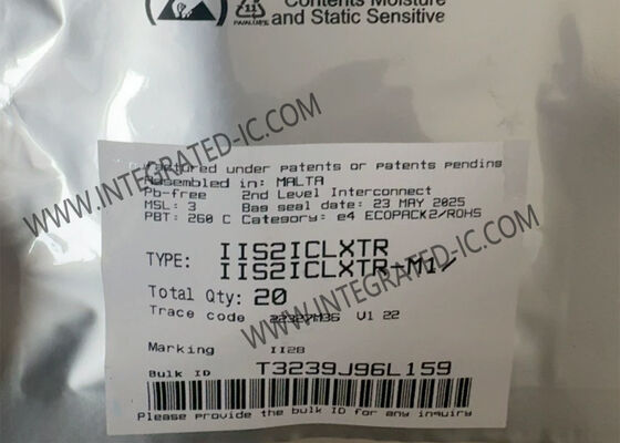 센서 IC IIS2ICLXTR 2축 디지털 기울기계 운동 센서