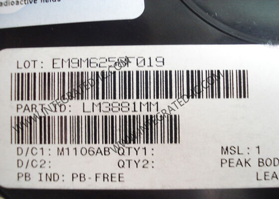 LM3881MM Integrated Circuit Chip 3 Rail Simple Power Sequencer With Adjustable Time Delay