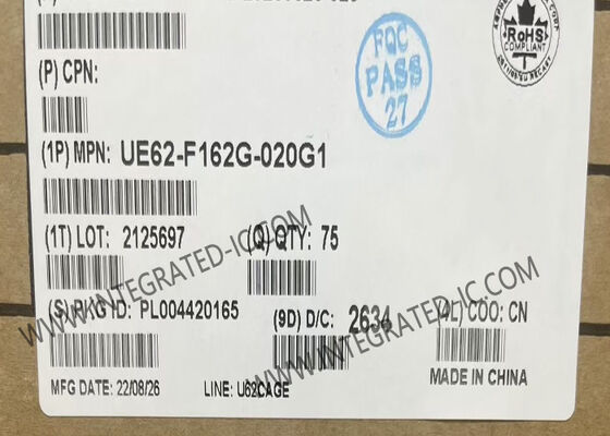 UE62-F162G-020G1 커넥터 OSFP 1x1 9.5Mm 높은 추출 열 싱크와 함께 낮은 프로필 케이지