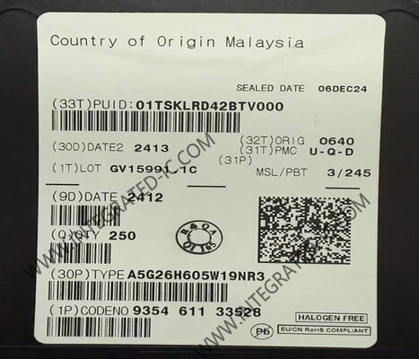A5G26H605W19NR3 융합회로 칩 N 채널 강화 MOSFET 트랜지스터 85 W 2496 ~ 2690 MHz 고 단말 임페던스와 함께