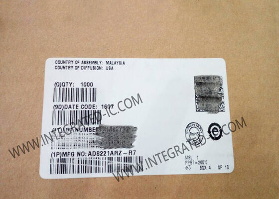 AD8221ARZ 825kHz 고성능 계기 증폭기 IC 칩 SOIC-8 패키지