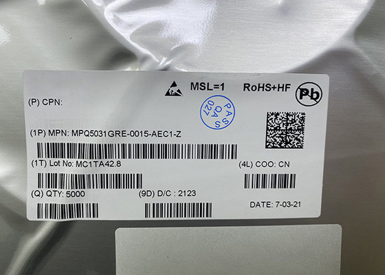 단일 포트 USB 비례미분 제어기 MPQ5031GRE -0015 -AEC1 Ｚ USB PD 3.0 MPQ5031 QFN20