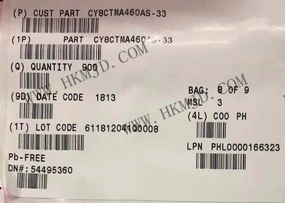 CY8CTMA460 터치 스크린 제어부 IC CY8CTMA460AS-33 32 비트 팔 외피 CPU TQFP100