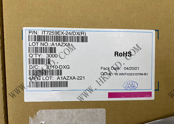 IT7259EX-24/DX 24 채널 용량성 센서 검출 제어기 IT7259EX-24 QFN