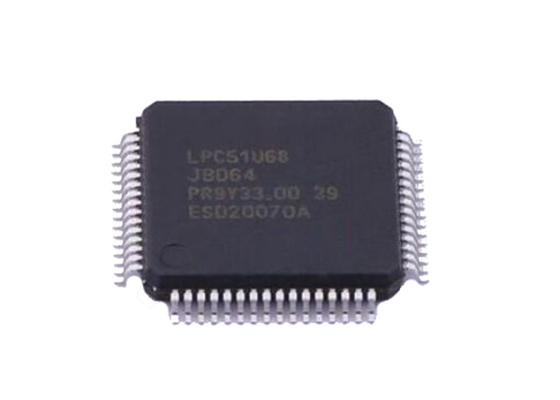 통합된 LPC51U68JBD64 내장된 팔 외피 칩 LPC51U68 LQFP64