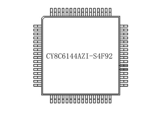 64-TQFP 집적 회로 칩 CY8C6144AZI-S4F92 256KB 팔 외피 -M4F 마이크로컨트롤러