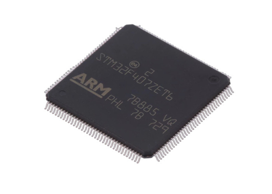 32-비트 마이크로컨트롤러 IC STM32F407ZET6 무기 Cortex-M4 MCU 512KB 순간 LQFP144 패키지