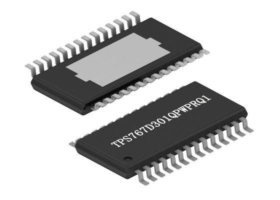 28-HTSSOP TPS767D301QPWPRQ1 이중 출력 저탈락 전압 조절기